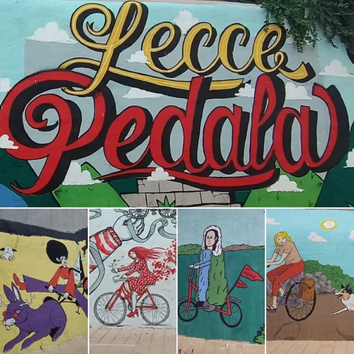 Lecce, si inaugura il nuovo maxi-murale lungo la nuova pista ciclopedonale di via Codacci Pisanelli