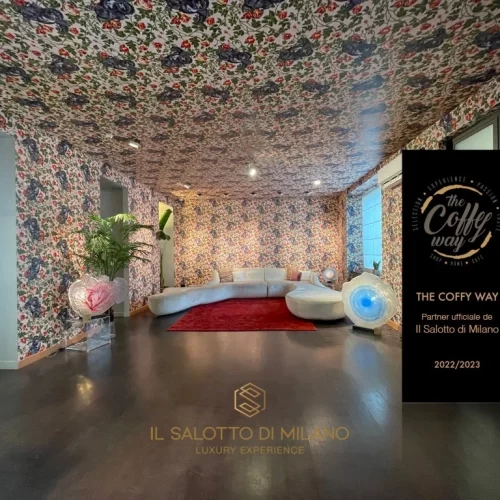 THE COFFY WAY BRAND DEL MONDO DEL CAFFE 100% MADE IN ITALY DIVENTA PARTNER DEL SALOTTO DI MILANO