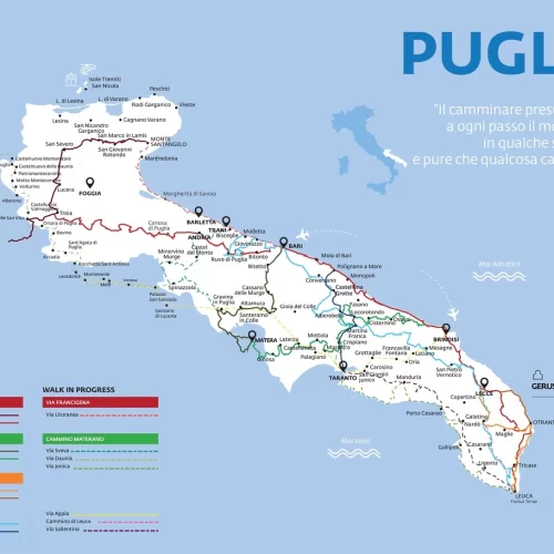 Turismo Sostenibile: dalla Regione Puglia interventi per 3,2 milioni sulla rete dei cammini
