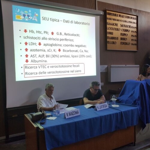 Al Policlinico di Bari un incontro sulla SEU: prevenzione e diagnosi in Puglia per evitare i focolai epidemici