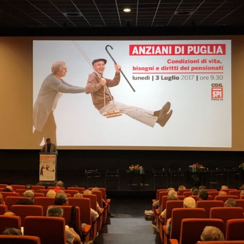 ‘Anziani di Puglia’, presentata a Bari la video-inchiesta della Cgil