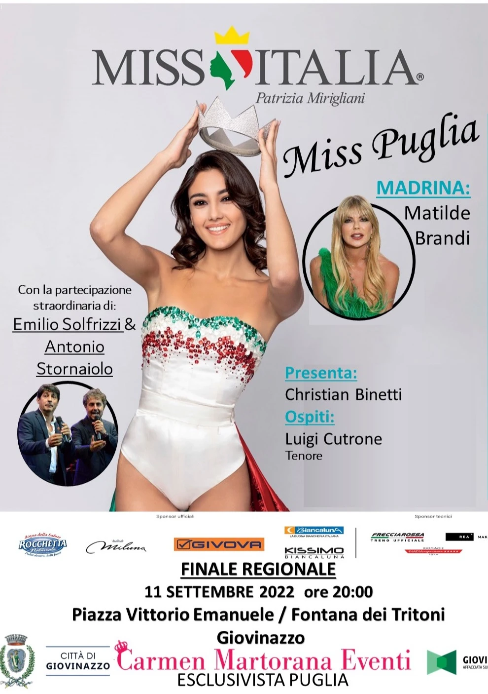 A Giovinazzo la Finalissima di Miss Italia Puglia