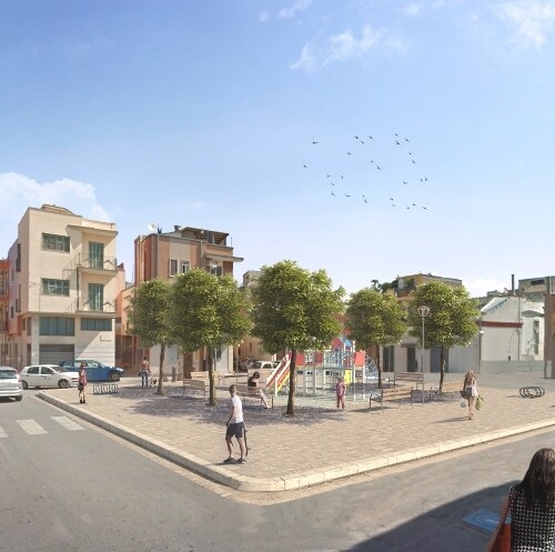 Bari, 350mila euro per riqualificare piazza Diaz a Ceglie del campo: ‘Panchine, alberi e un’area ludica’
