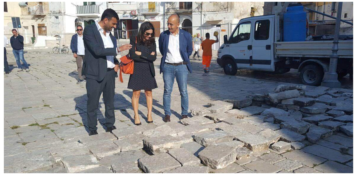 Bari, al via la riqualificazione di piazza Federico II di Svevia