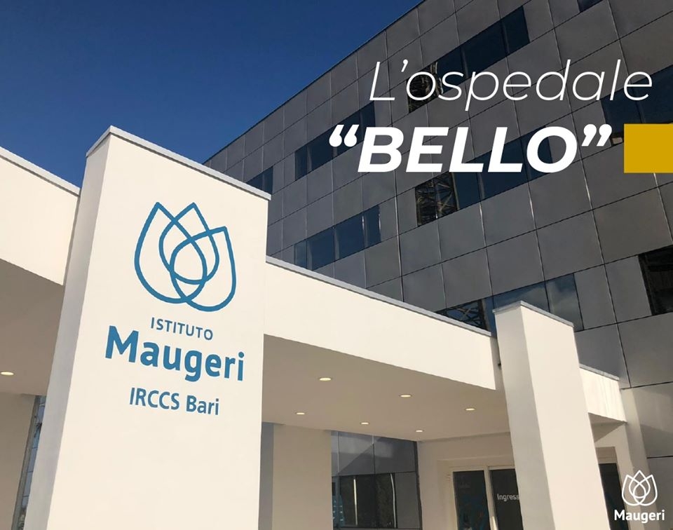Bari, apre l’ospedale ‘Maugeri’: nuovo centro di medicina riabilitativa in Puglia
