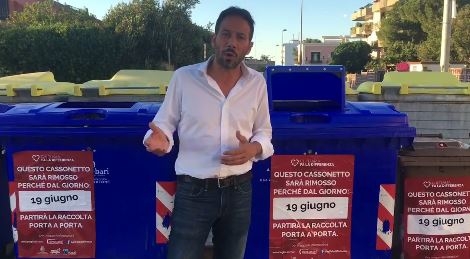 Bari, dal 19 giugno via i cassonetti a Santo Spirito: parte la raccolta rifiuti porta a porta