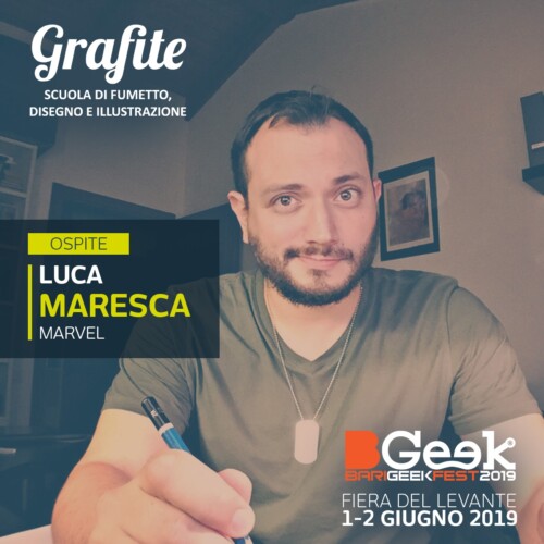 Bari, Grafite torna al BGeek: ospite Luca Maresca, firma della Marvel