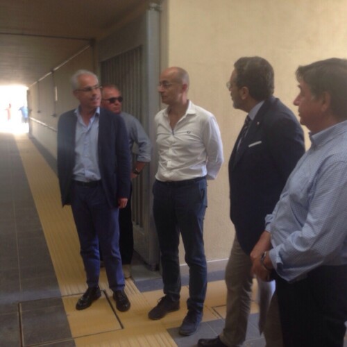 Bari: inaugurato il sottopassaggio pedonale in via Emanuele Mola (VIDEO/FOTOGALLERY)