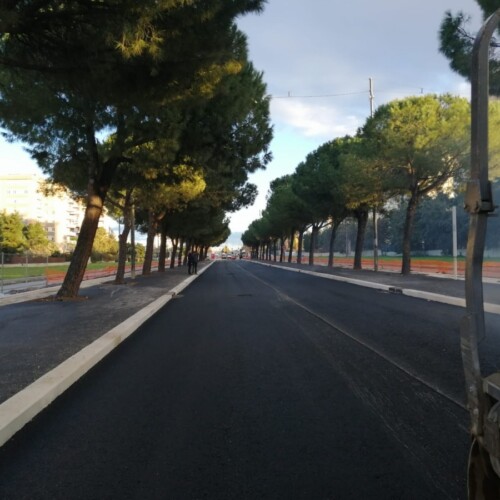 Bari, la nuova via Caldarola prende forma: quasi terminata la riqualificazione delle corsie centrali