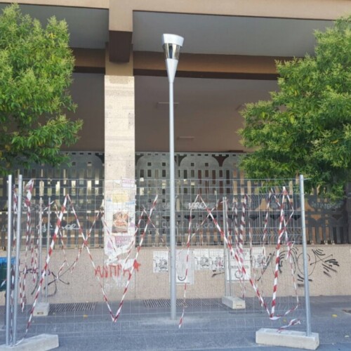Bari, nuova illuminazione in piazza Cesare Battisti: ‘Lavori terminati entro l’estate’