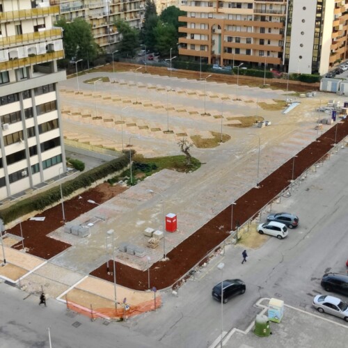 Bari, quasi pronto il parcheggio in via Pietro Sette: ospiterà 245 auto