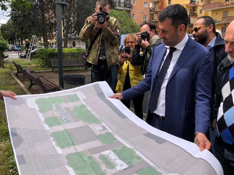 Bari, riqualificazione piazzetta dei Papi: nuova pavimentazione e illuminazione