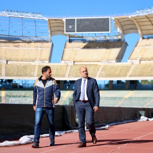 Bari, sopralluogo allo stadio San Nicola: ‘Riduzione dei posti e nuova copertura’