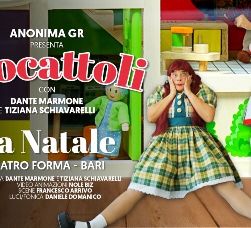 Bari, torna al Teatro Forma lo spettacolo Giocattoli