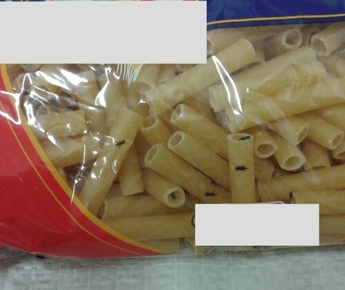 Brindisi: confezioni di pasta infestate da vermi sugli scaffali di un supermercato, denunciato il titolare
