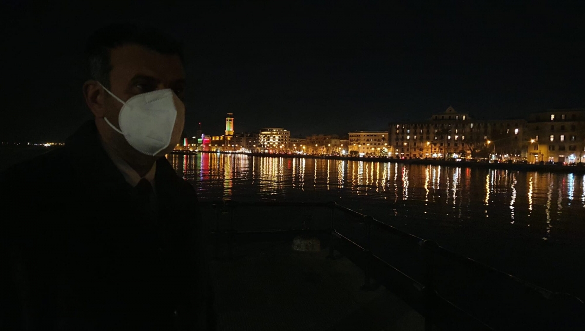 Caro energia, iniziativa Anci: lungomare di Bari al buio per mezz’ora