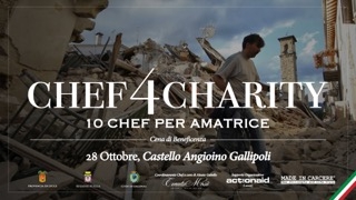 #Chef4Charity, dieci artisti del gusto al lavoro nel Salento per ricostruire un pezzo di Amatrice