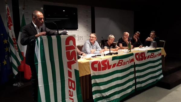 Cisl, Giuseppe Boccuzzi è il nuovo segretario territoriale