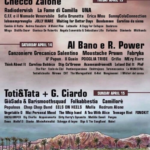 Coachellamare Festival: l’evento-bufala creato da due musicisti su Facebook può diventare realtà