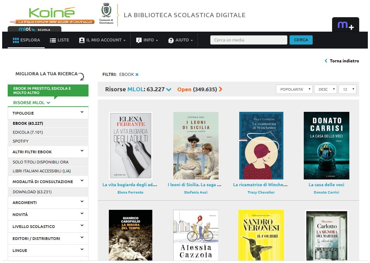 Coronavirus, giornali e ebook gratuiti per gli studenti di Giovinazzo: ‘Diventare cittadini migliori durante la permanenza a casa’