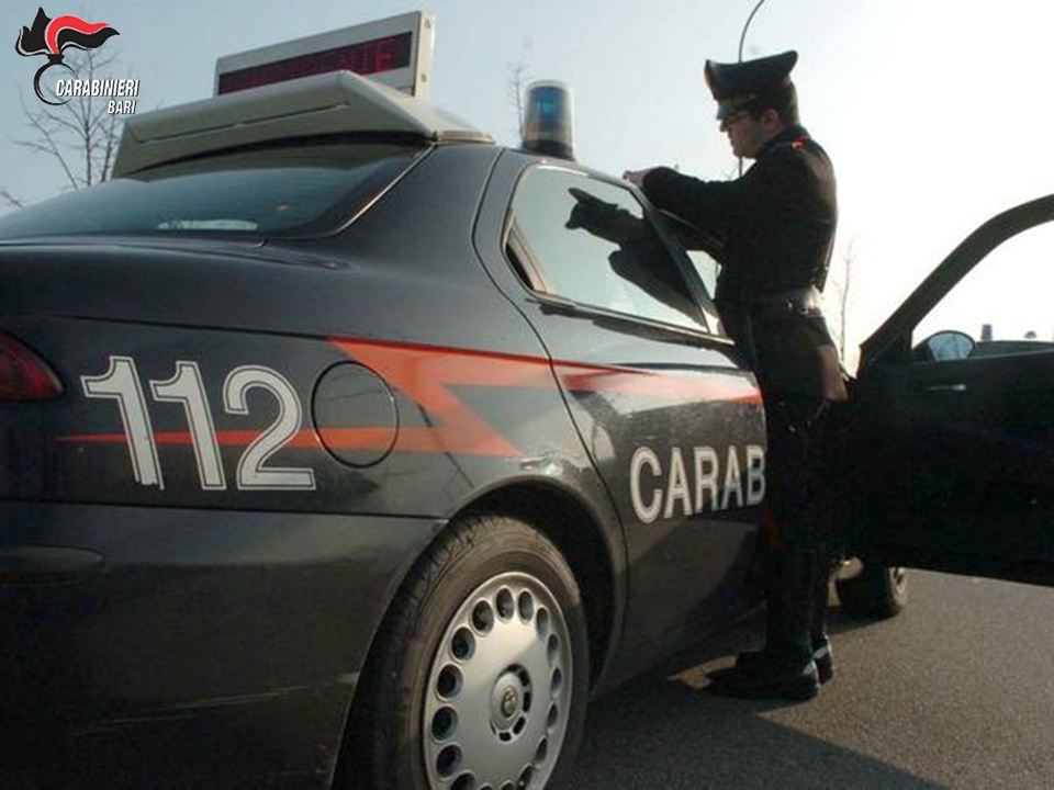 Da Cerignola a Triggiano per rubare auto: due arresti