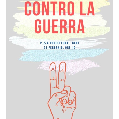Domani a Bari manifestazione per la Pace contro la guerra