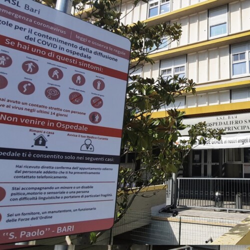 Edilizia sanitaria, finanziamento da 53,2 milioni di euro alla ASL Bari per rimodernare San Paolo e Di Venere e per l’Ospedale di Monopoli-Fasano