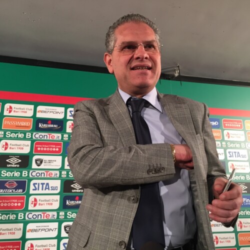 Fc Bari, parla Giancaspro: ‘Abbiamo smarrito la mentalità giusta, dobbiamo restare uniti. Mancare i playoff? Peccato mortale’