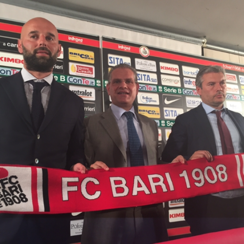 Fc Bari, presentato Stellone: ‘Volevo allenare in una piazza calda, ho fame di vittorie’