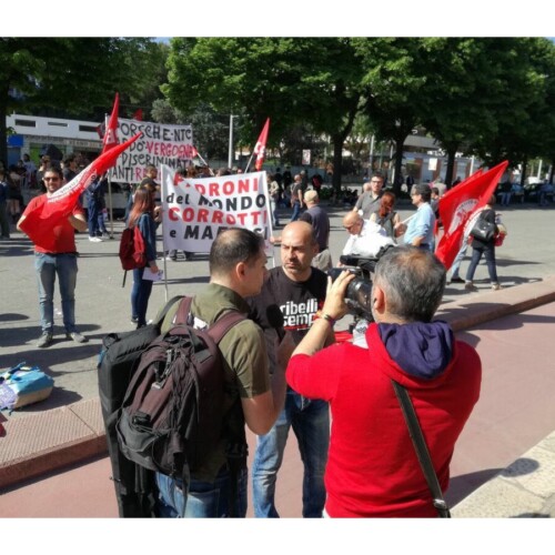 #G7Finance e il corteo di protesta: commercianti abbassano le saracinesche (FOTOGALLERY)