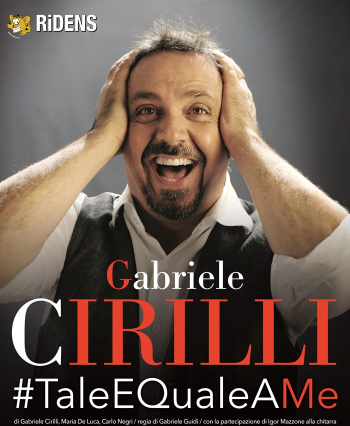 Gabriele Cirilli in ‘#TaleEQualeAMe’  al Teatroteam di Bari