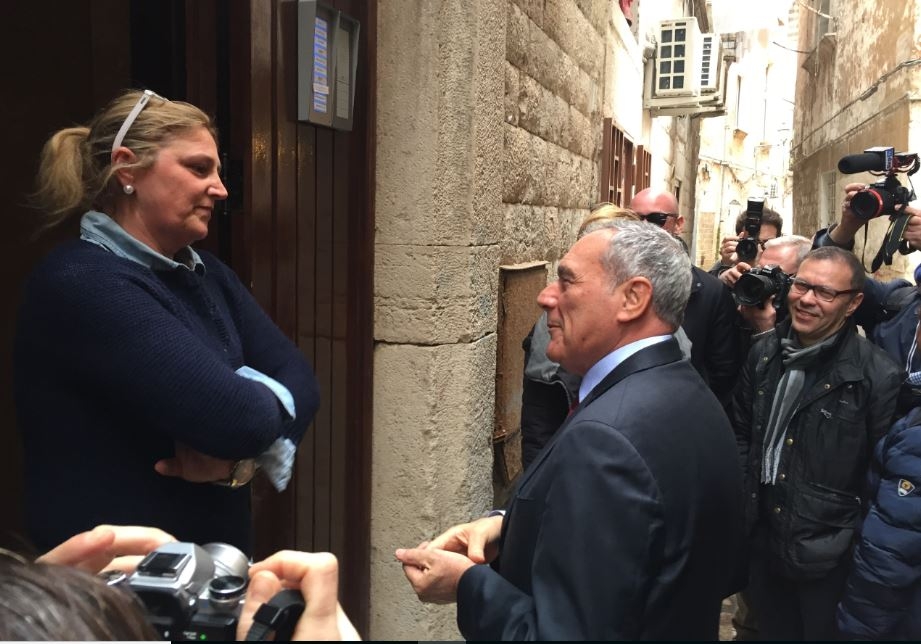 Elezioni, il leader LeU Pietro Grasso in visita a Bari: ‘La sinistra c’è’. (VIDEO/FOTOGALLERY)