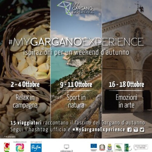 Il GAL Gargano presenta #MyGraganoExperience, tre weekend per promuovere la destagionalizzazione