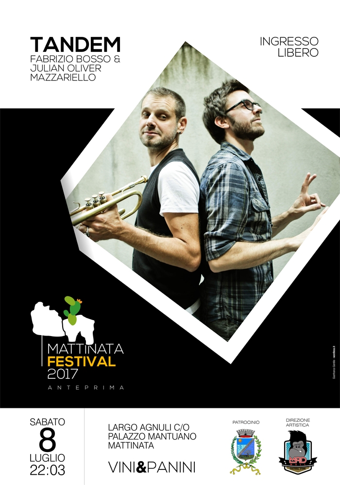 Il musicista Fabrizio Bosso apre il Mattinata Festival 2017