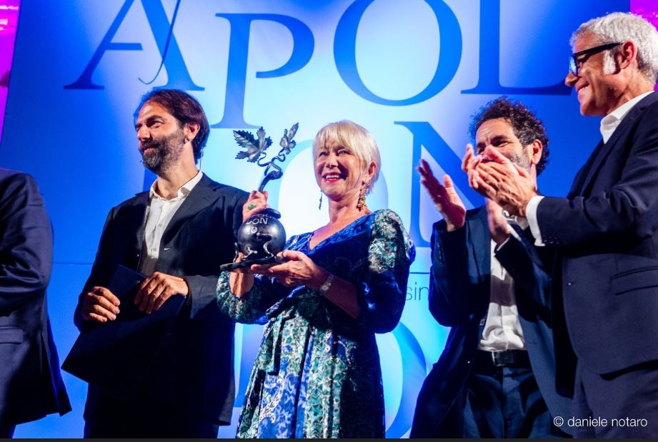 Il Premio Apollonio 2018 all’attrice Helen Mirren: ‘Tutti insieme per difendere gli ulivi pugliesi’