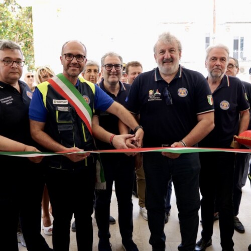 Il presidente Emiliano inaugura il presidio logistico operativo territoriale della Protezione civile a Montalbano di Fasano per la sicurezza della Provincia di Brindisi