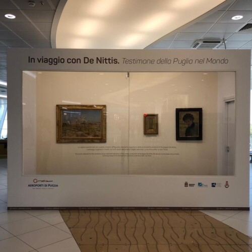 ‘In viaggio con De Nittis’, all’aeroporto di Bari una mostra dedicata al pittore pugliese