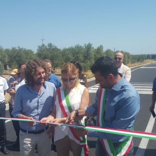 Inaugurato il nuovo tratto della circonvallazione di Bitetto: collegherà  le strade provinciali con Sannicandro e Bitritto