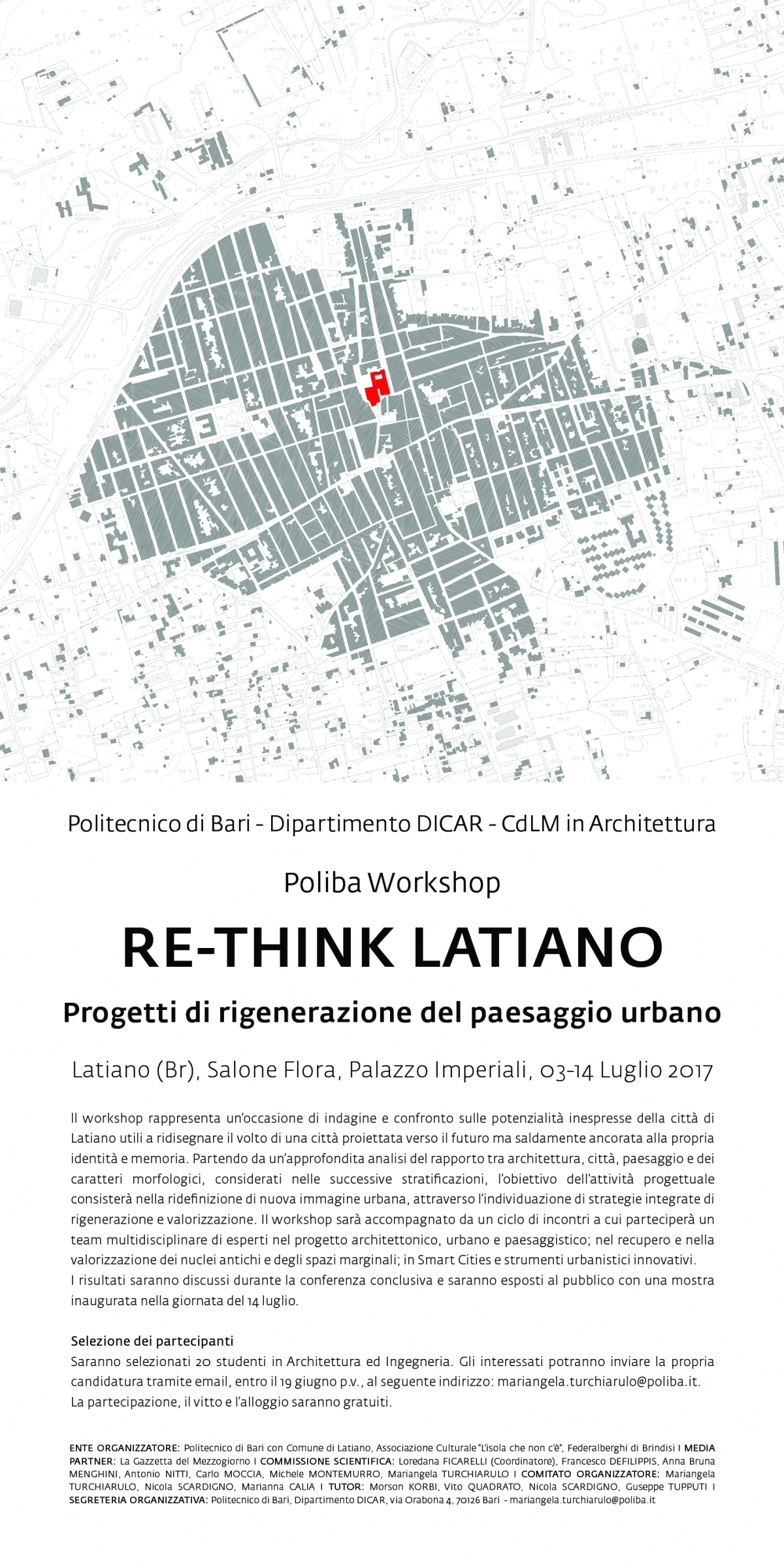 Laboratori per l’innovazione urbana, Latiano primo esperimento in Puglia: in campo studenti e docenti del Poliba