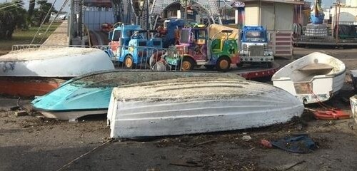 Maltempo, violenta tromba d’aria si abbatte su Porto Cesareo: centinaia di barche danneggiate