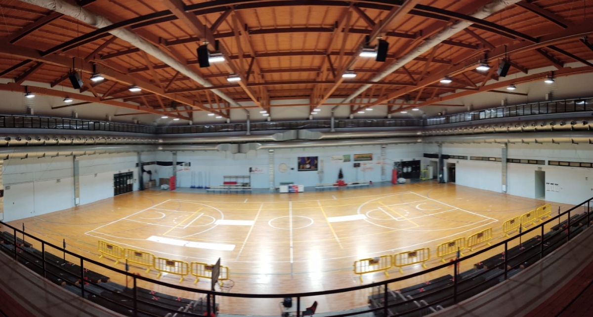 Noicattaro, nuovo impianto di illuminazione del Palazzetto dello Sport