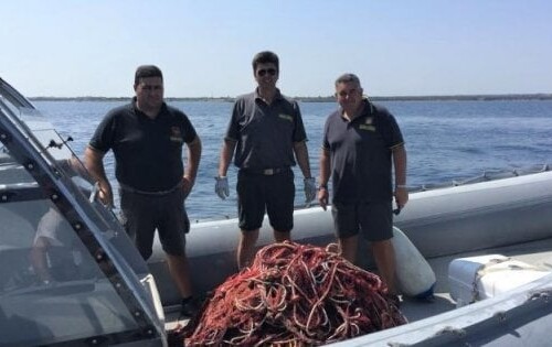Pesca di frodo a Torre Guaceto: Gdf recupera rete lunga 1,5 chilometri