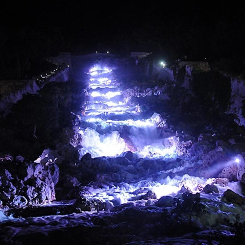 Poliba e ENEL: inaugurazione dell’impianto di illuminazione monumentale della cascata di Santa Maria di Leuca
