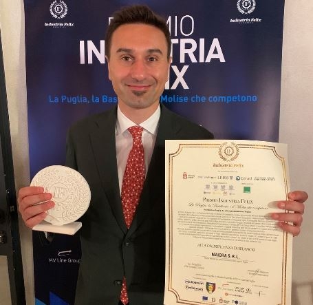 Premio Industria Felix, l’azienda ‘Maiora’ si conferma tra le migliori imprese d’Italia