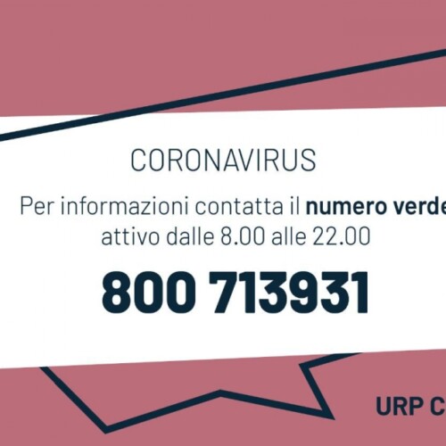 Puglia, attivato il numero verde informativo sul Coronavirus