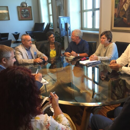 Regione Puglia: Michele Emiliano incontra i sindacati Cigl, Cisl e Uil per discutere del programma di governo
