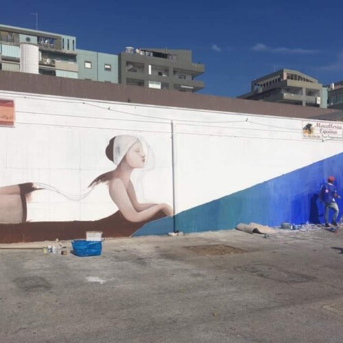 Riqualificazione del mercato di San Girolamo, sabato l’inaugurazione del murale di Giuseppe D’Asta