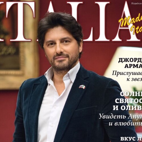 Rocky Malatesta (presidente Cesvir) sulla copertina della rivista russa ‘Italia’: ‘Il meglio deve ancora venire’