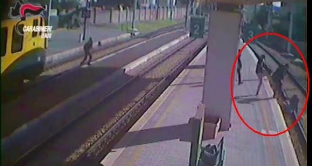 Ruvo: picchia la convivente e la scaraventa sulle rotaie