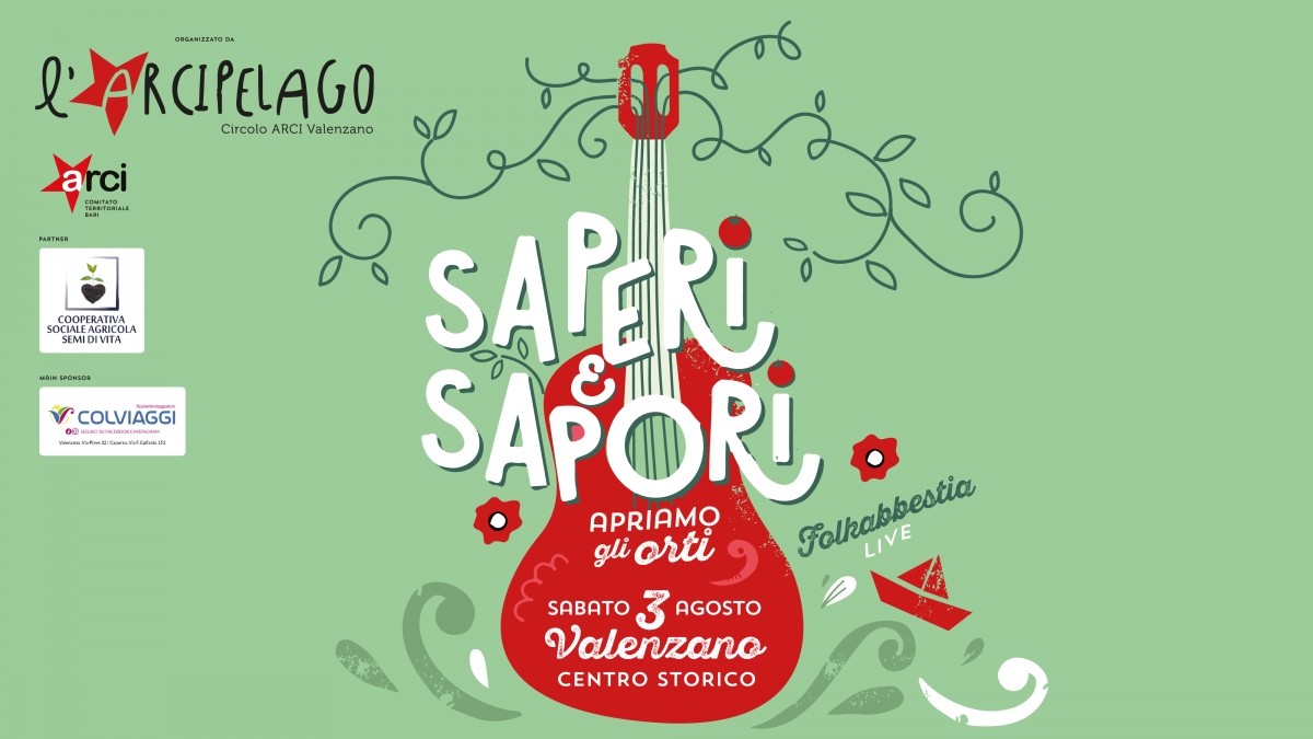 Saperi&Sapori 2019, a Valenzano una festa per dire no alla mafia